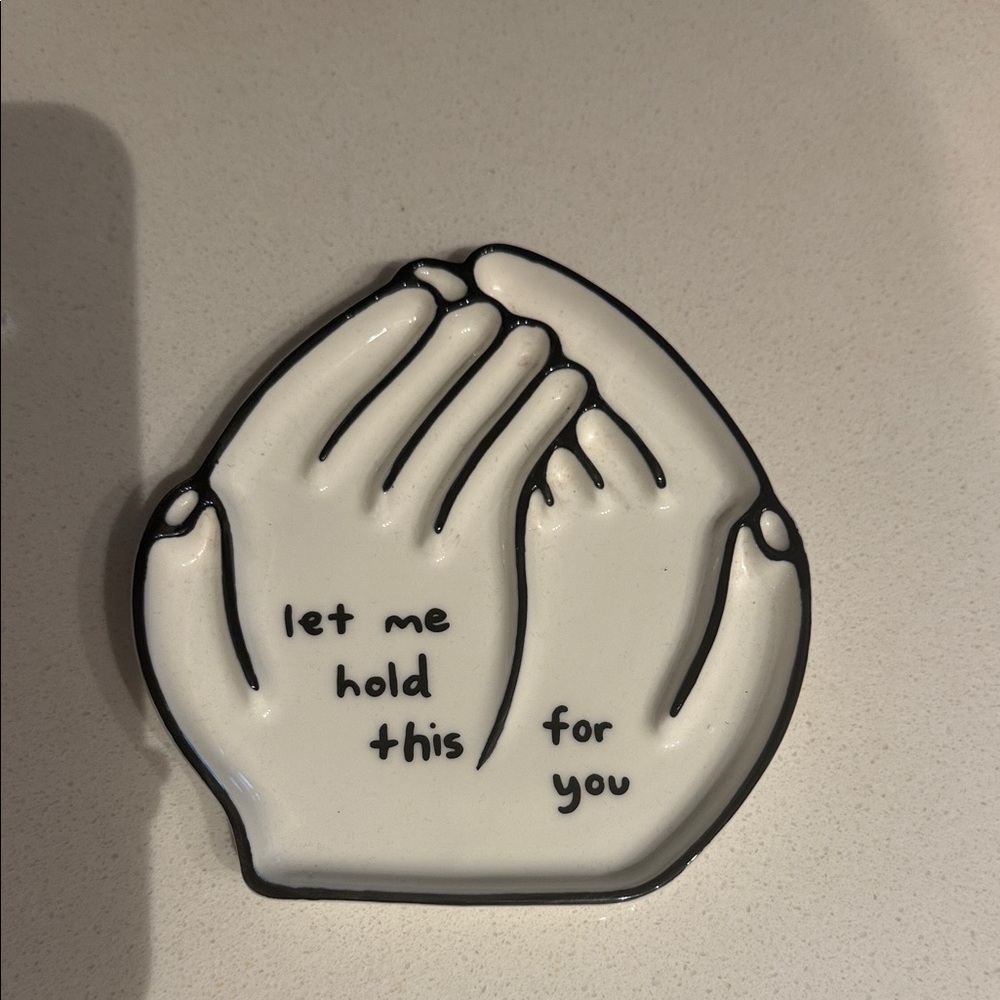 Ceramic Hand Dish for jewelry or other little items